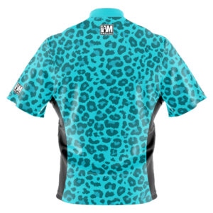 Brunswick Teal Cheetah Print Jersey