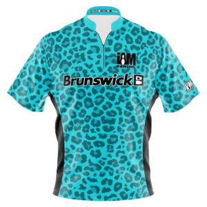 Brunswick Teal Cheetah Print Jersey