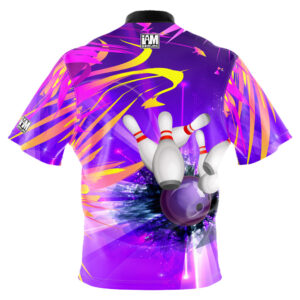 I AM Bowling – Left Chest Only Colorful Strike Explosion Jersey