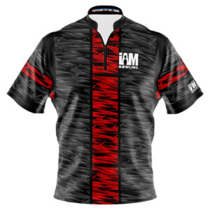 I AM Bowling – Left Chest Only Crimson Divide Jersey