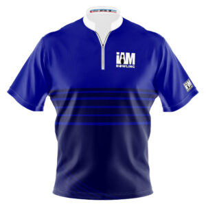 I AM Bowling – Left Chest Only Blue Twilight ShiftJersey
