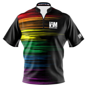 I AM Bowling – Left Chest Only Rainbow Brushstrokes Jersey