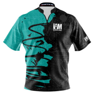 I AM Bowling – Left Chest Only Green Splatter Jersey