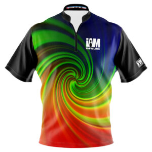 I AM Bowling – Left Chest Only Rainbow Vortex Jersey