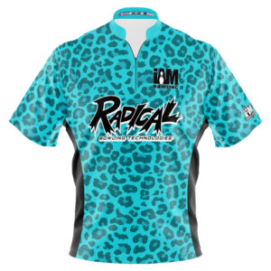 Radical Teal Cheetah Print Jersey