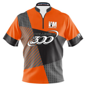 Columbia 300 Gray & Orange Mosaic Jersey