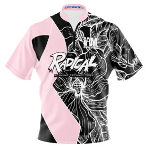 Radical Black Floral Ribbon Jersey