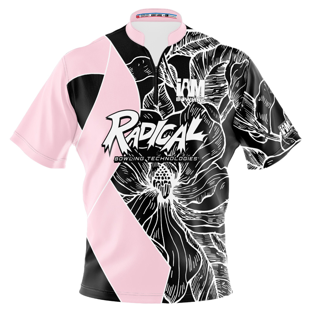 Radical Black Floral Ribbon Jersey