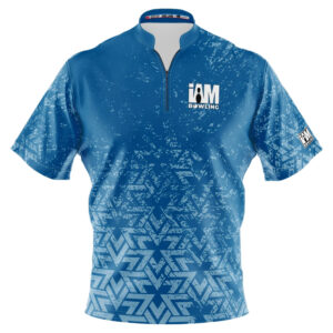 I AM Bowling – Left Chest Only Azure Starburst Jersey