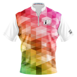 I AM Bowling – Left Chest Only Rainbow Mosaic Jersey