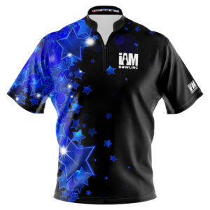 I AM Bowling – Left Chest Only Blue Stars Jersey