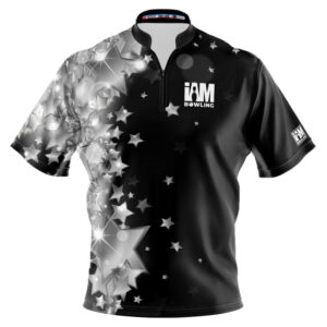 I AM Bowling – Left Chest Only Silver Stars Jersey