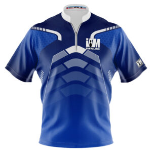 I AM Bowling – Left Chest Only Blue Vanguard Jersey