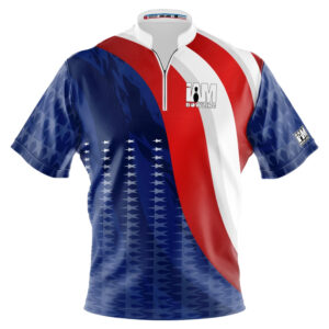 I AM Bowling – Left Chest Only Patriotic Whirl Jersey