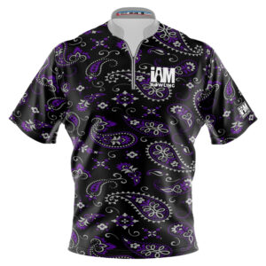 I AM Bowling – Left Chest Only Midnight Paisley  Jersey