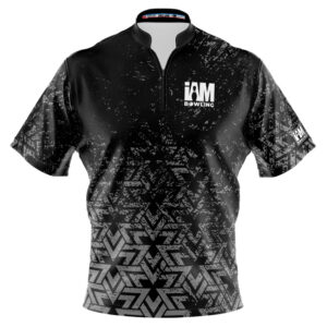 I AM Bowling – Left Chest Only Charcoal Star Burst Jersey