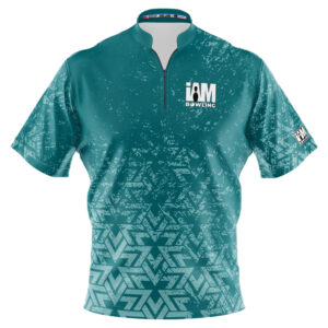 I AM Bowling – Left Chest Only Emerald Star Burst Jersey