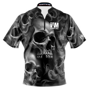 I AM Bowling – Left Chest Only Smoking Skulls Jersey