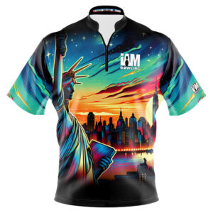 I AM Bowling – Left Chest Only Psychedelic NY Jersey