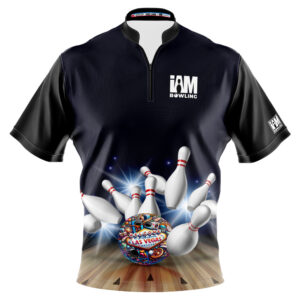 I AM Bowling – Left Chest Only Las Vegas Pin Splatter Jersey